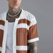 Vinthentic Finuchi Men's Knitted Button-up Shirt