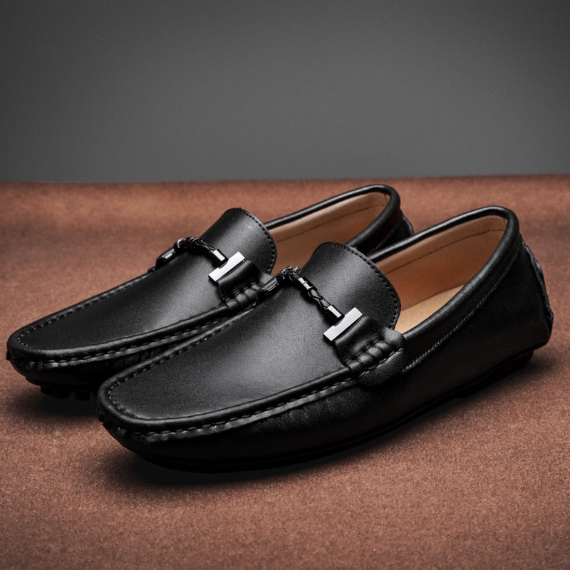 Loafers In Leather