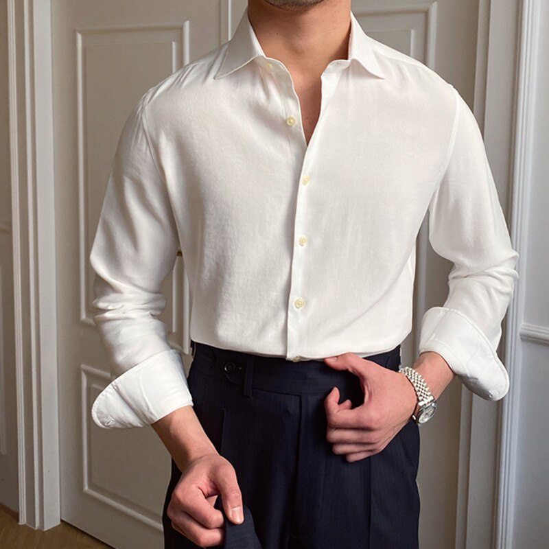 Italiano Men's Elegant Button-Up Shirt