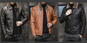 Aumari Men's Leather Jacket