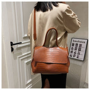 Aligator Women's Leather Shoulder Bag